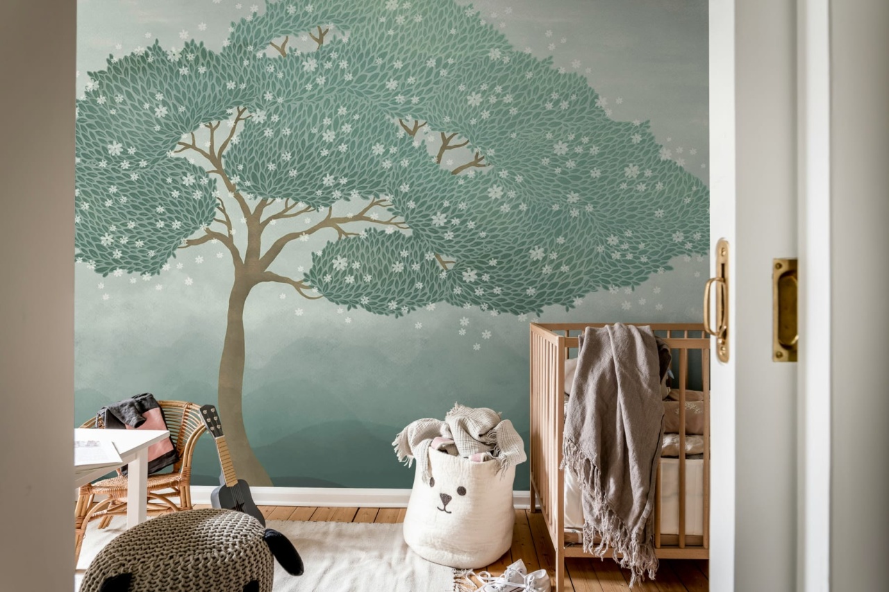 Fototapet, Windy Tree, Blue, Rebel Walls - 3