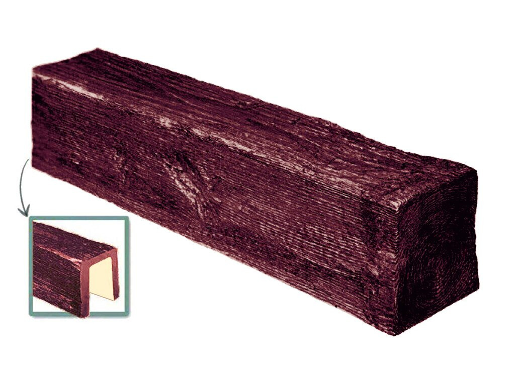 Grinda decorativa din poliuretan, rosu, modern, 12x12cm, ED106R - 1 | YEO