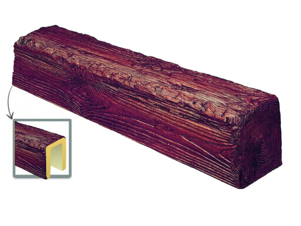 Grinda decorativa din poliuretan, rosu, rustic, 19х13cm, EQ005R - 1 | YEO