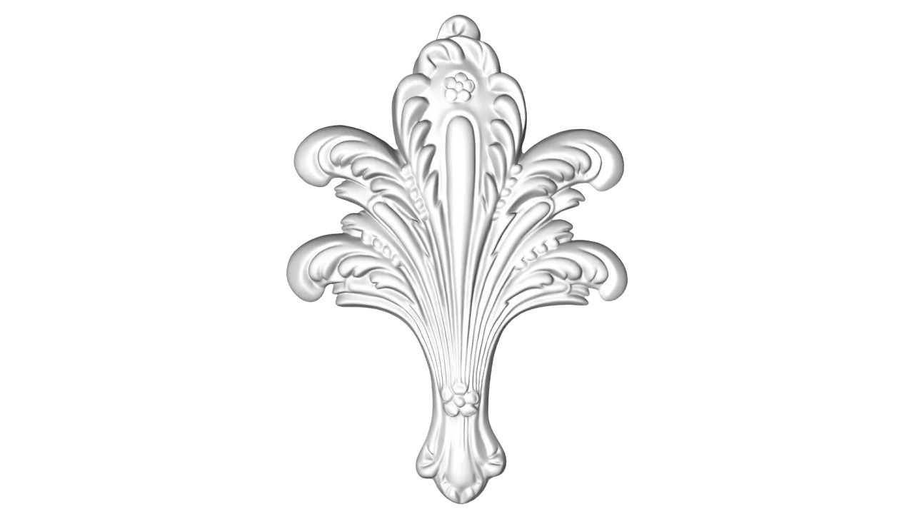 Ornament din poliuretan W817 - 22.5x15.9x2 cm