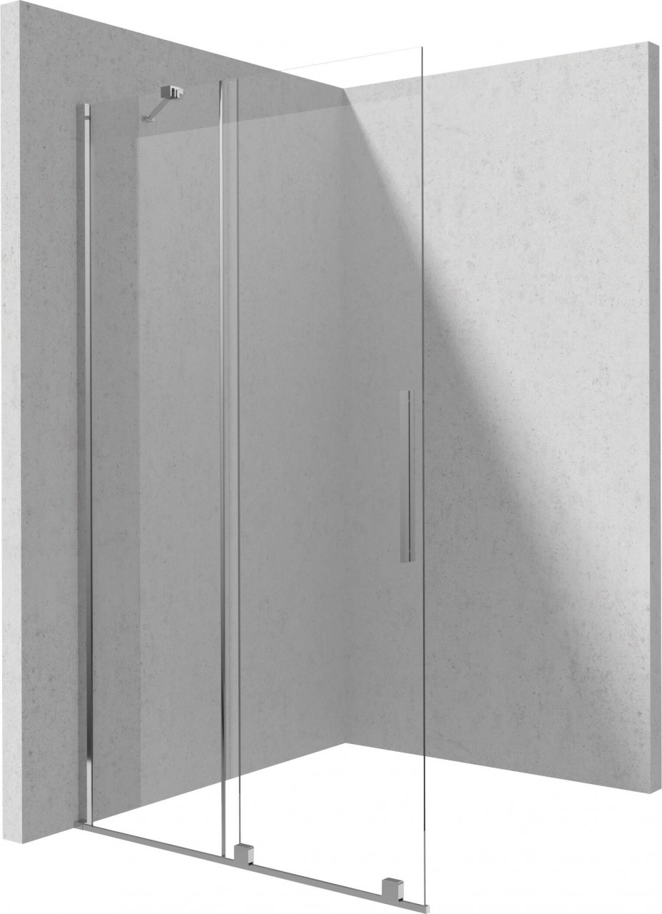 Perete de duș, paravan - glisant, 100x195 cn, Jasmin, KTJ_030R - 1 | YEO