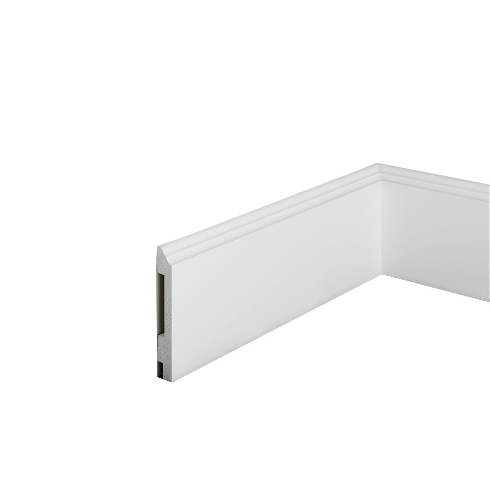 Plinta decorativa din polimer rigid S18 - 9.5x1.5x200 cm - 3 | YEO