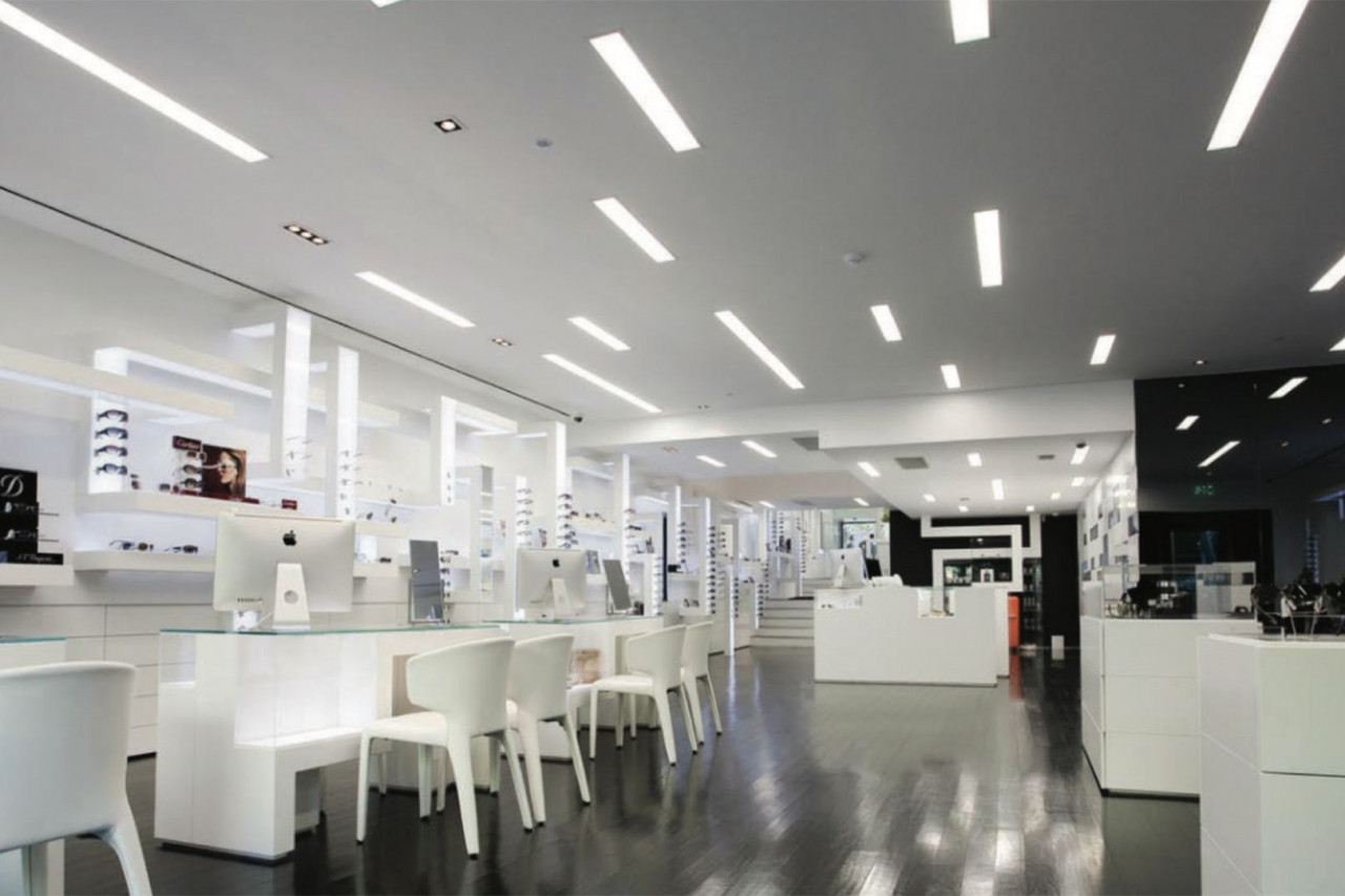 Profil pentru banda LED din polistiren extrudat acoperit cu rasina minerala KD303 - 6.5x4x115 cm - 2 | YEO