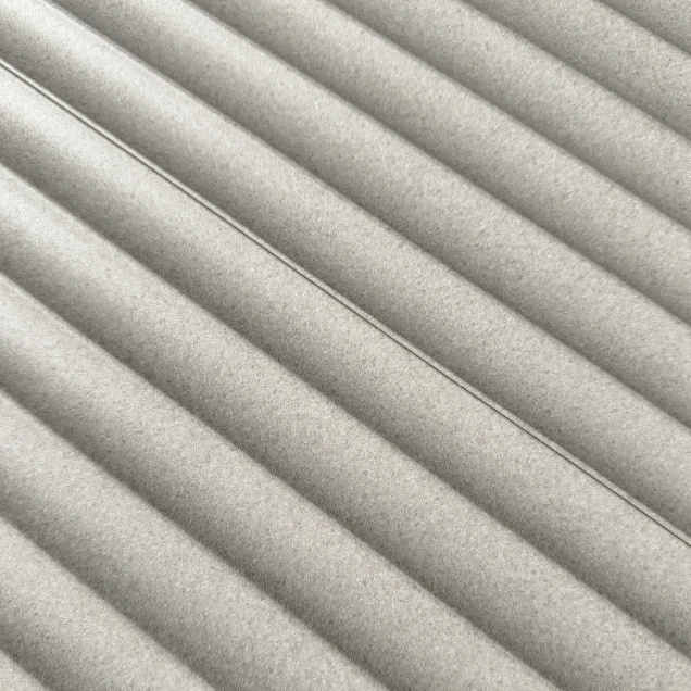 Profil stânga pentru riflaj decorativ Gresso, Stone Grey, 270x3.8cm, Lamelio - 1 | YEO