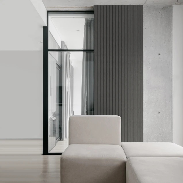 Profil stânga pentru riflaj decorativ Roca, Stormy Grey, 270x8.7cm, Lamelio - 3 | YEO