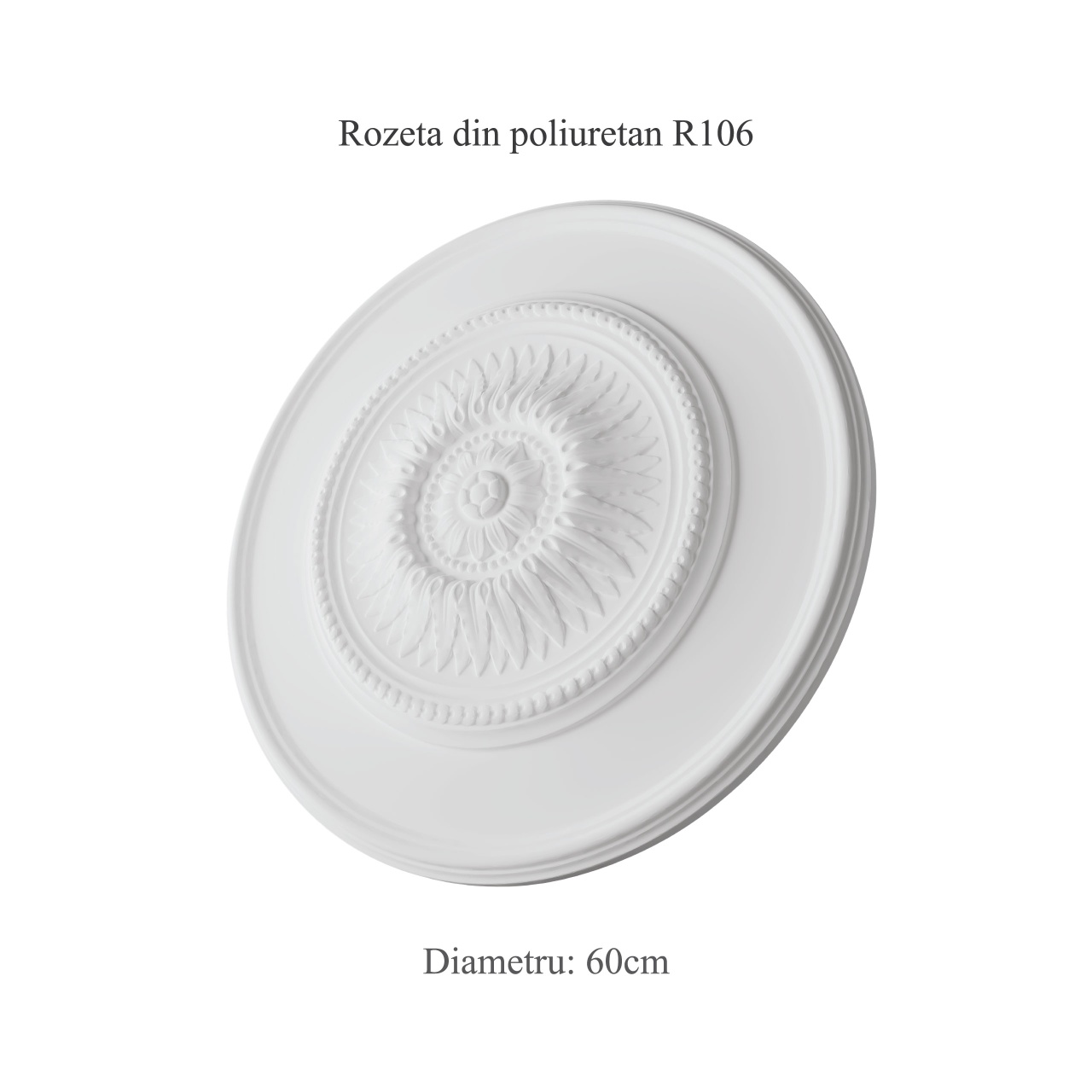 Rozeta din poliuretan R106 - Ø 60 cm - 2 | YEO