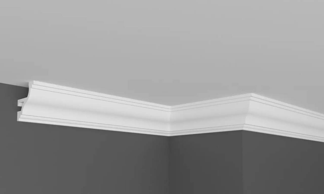Scafa decorativa din poliuretan flexibil ES9F - 4.5x4x200 cm - 2 | YEO
