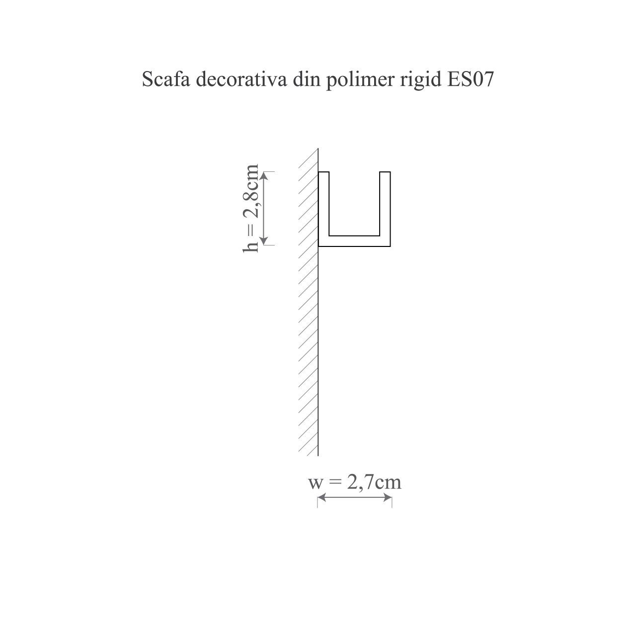 Scafa decorativa ES7 - 2.7x2.8x200 cm - 1 | YEO