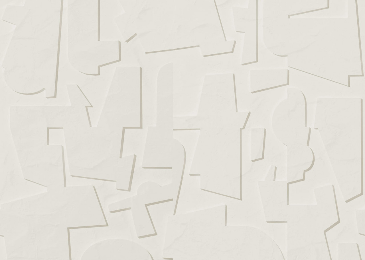 Tapet Abstract Wood, White, Rebel Walls - 1 | YEO