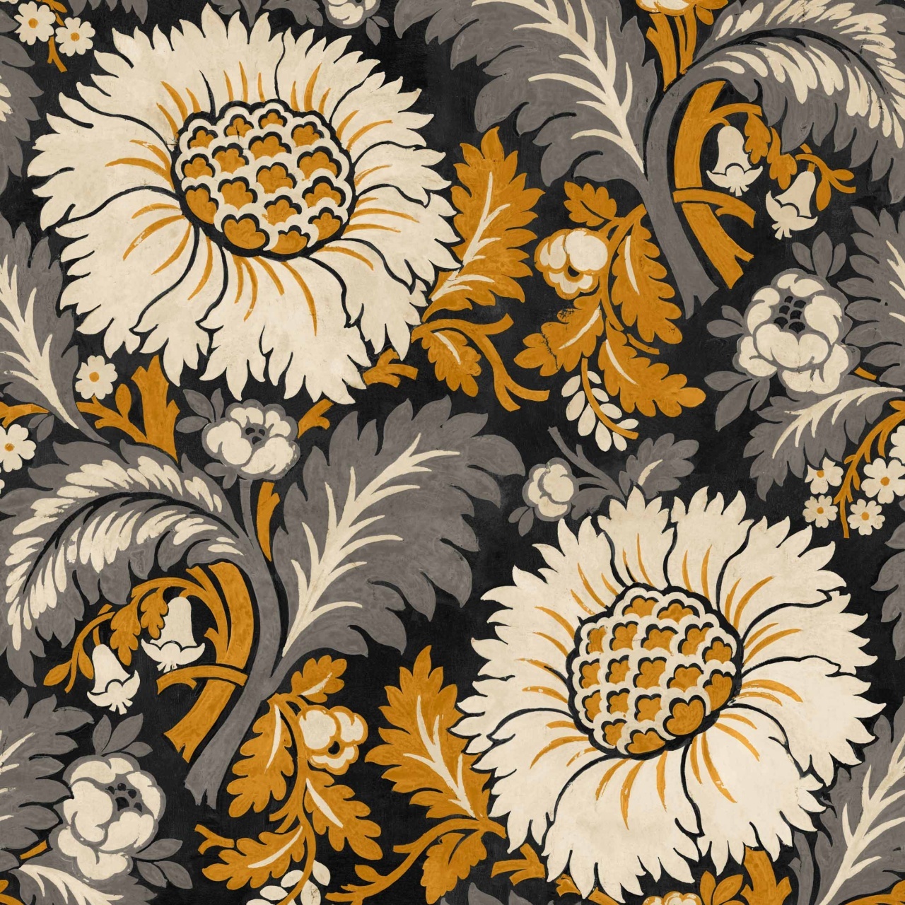 Tapet Chinese Damask, Onyx, Coordonne, 5mp / rola - 2