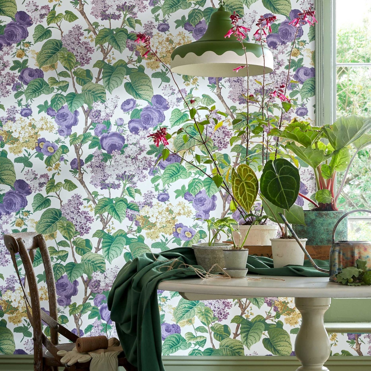 Tapet, Floribunda, Lavender Dream Lilac, 1838 Wallcoverings, 7mp / rola