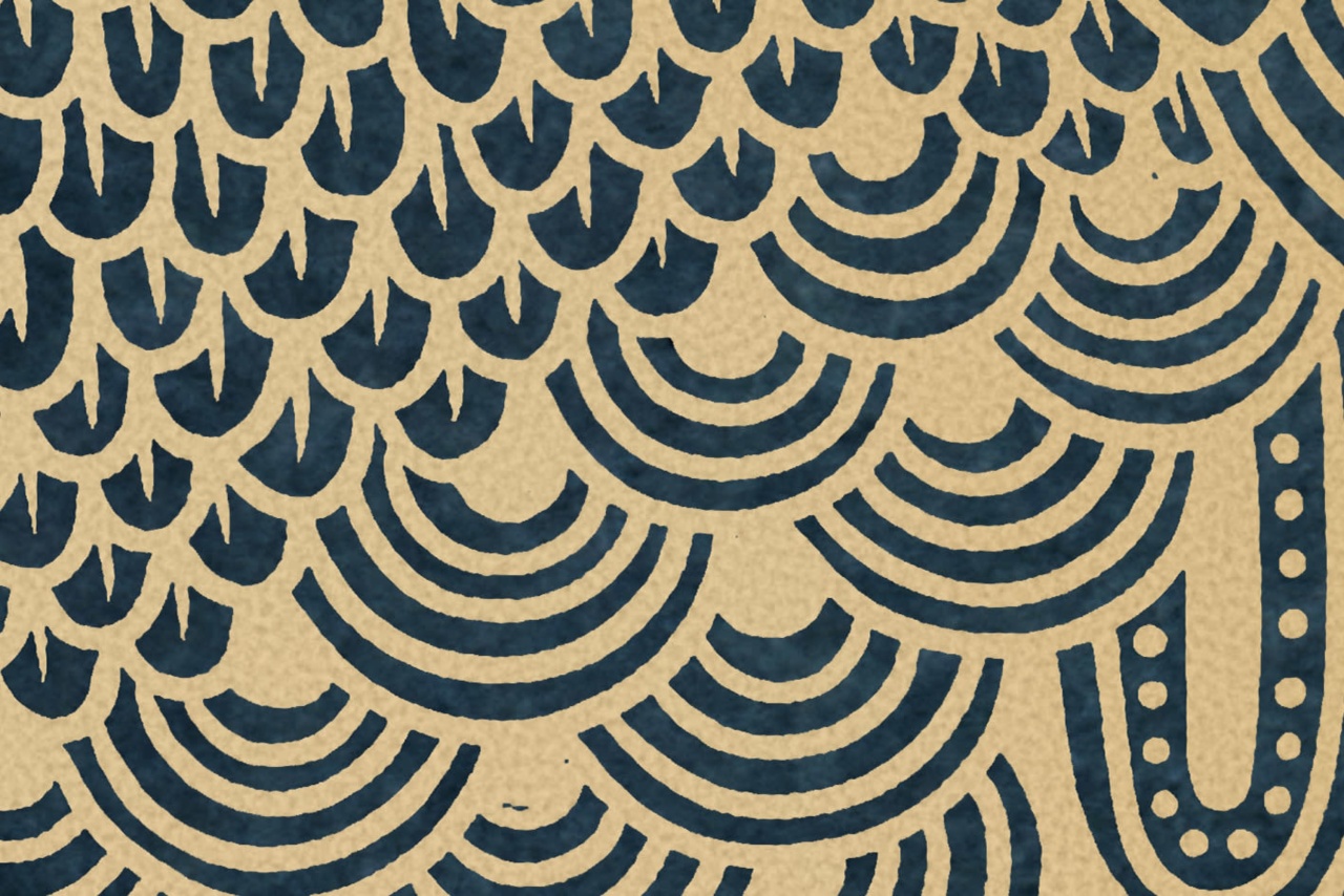 Tapet Golden Mountains, Dark Blue, Rebel Walls - 3 | YEO