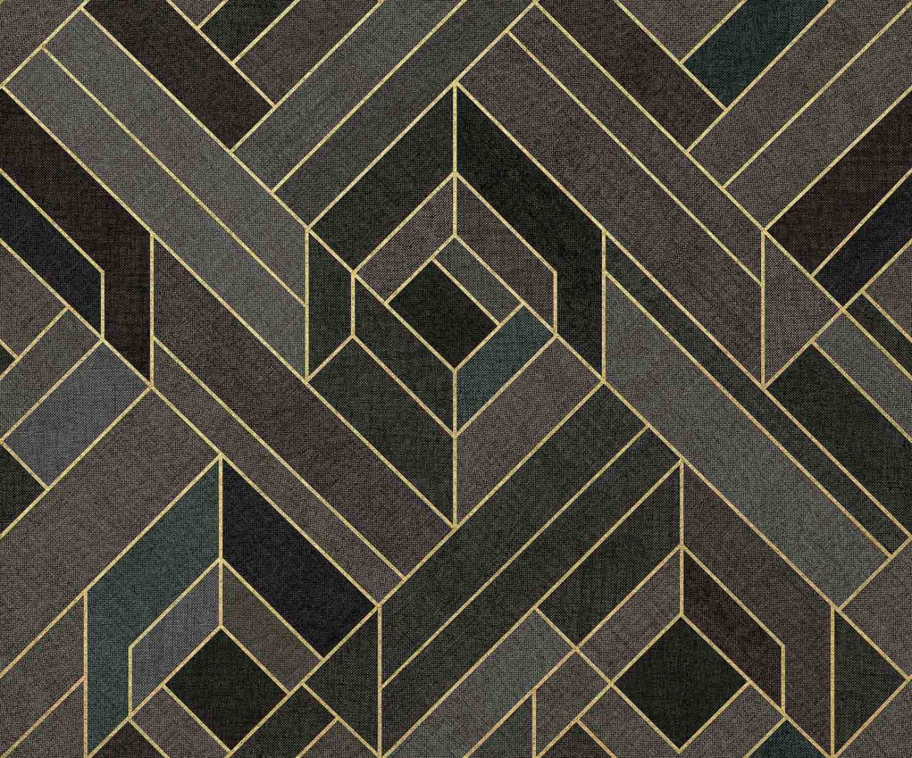 Tapet Hexagonal, Slate, Coordonne, 5mp / rola - 2