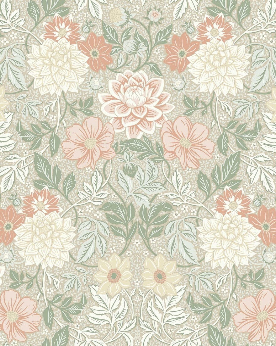 Tapet lavabil, Dahlia Garden 7665, 5.3mp / rola - 2