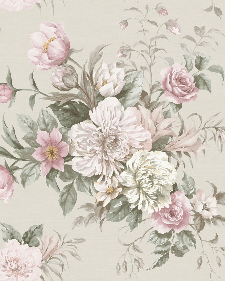 Tapet lavabil, Floral Charm 4252, 5.3mp / rola - 2