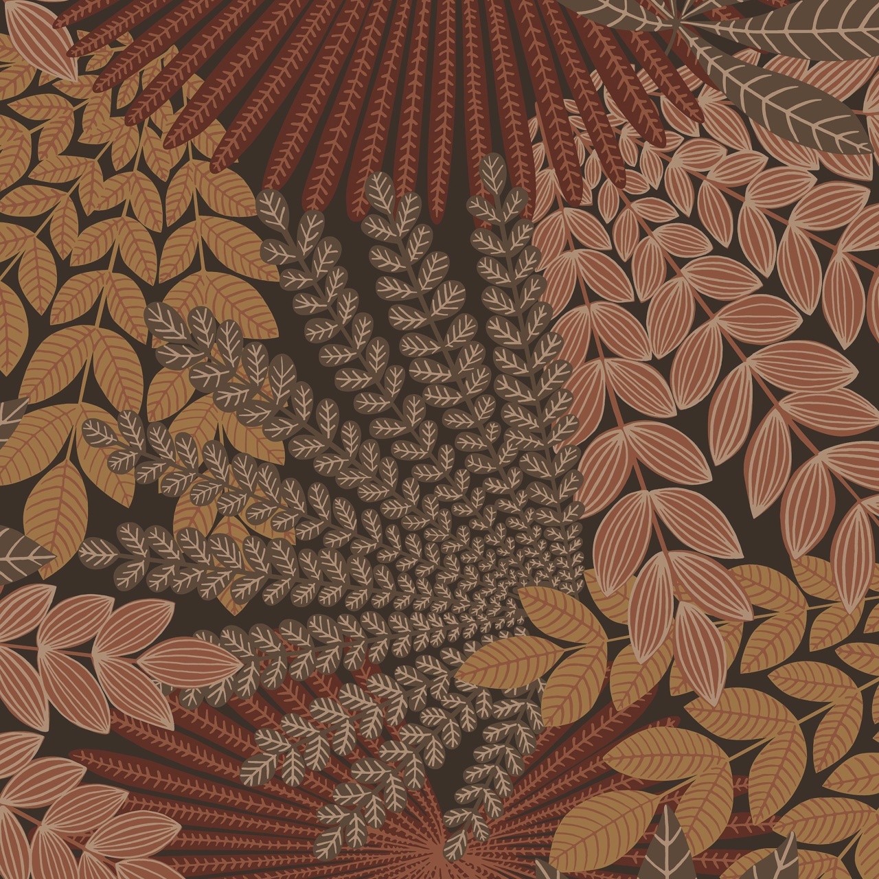 Tapet lavabil, Velvet Leaves 2259, 5.3mp / rola — imaginea 2