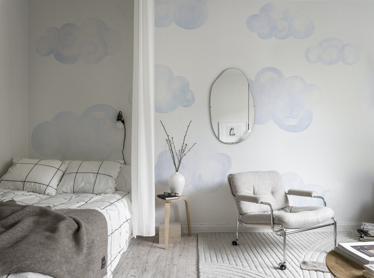 Tapet Watercolor Clouds, Rebel Walls - 2 | YEO