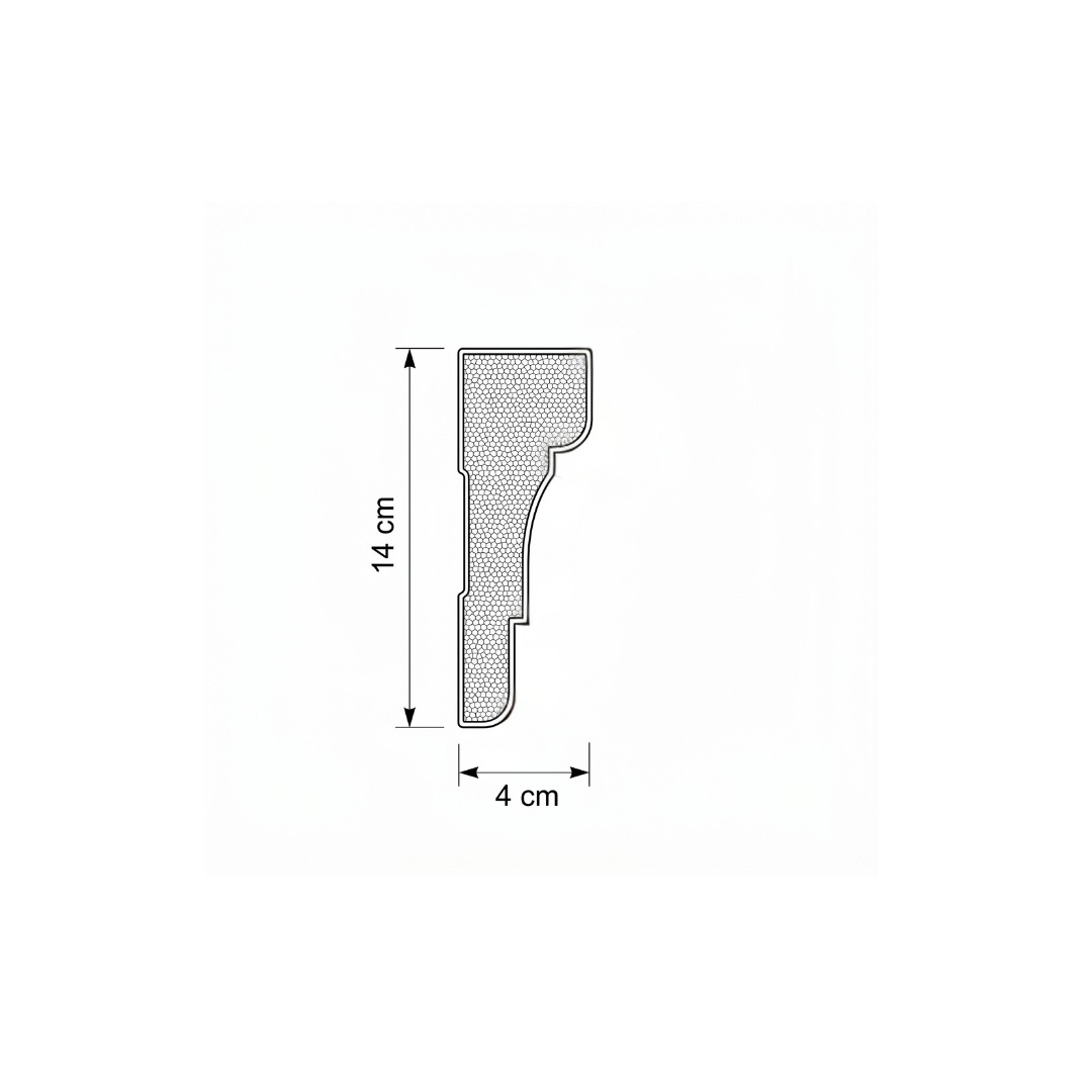 Ancadrament exterior AT17A-14x4x200cm - 2