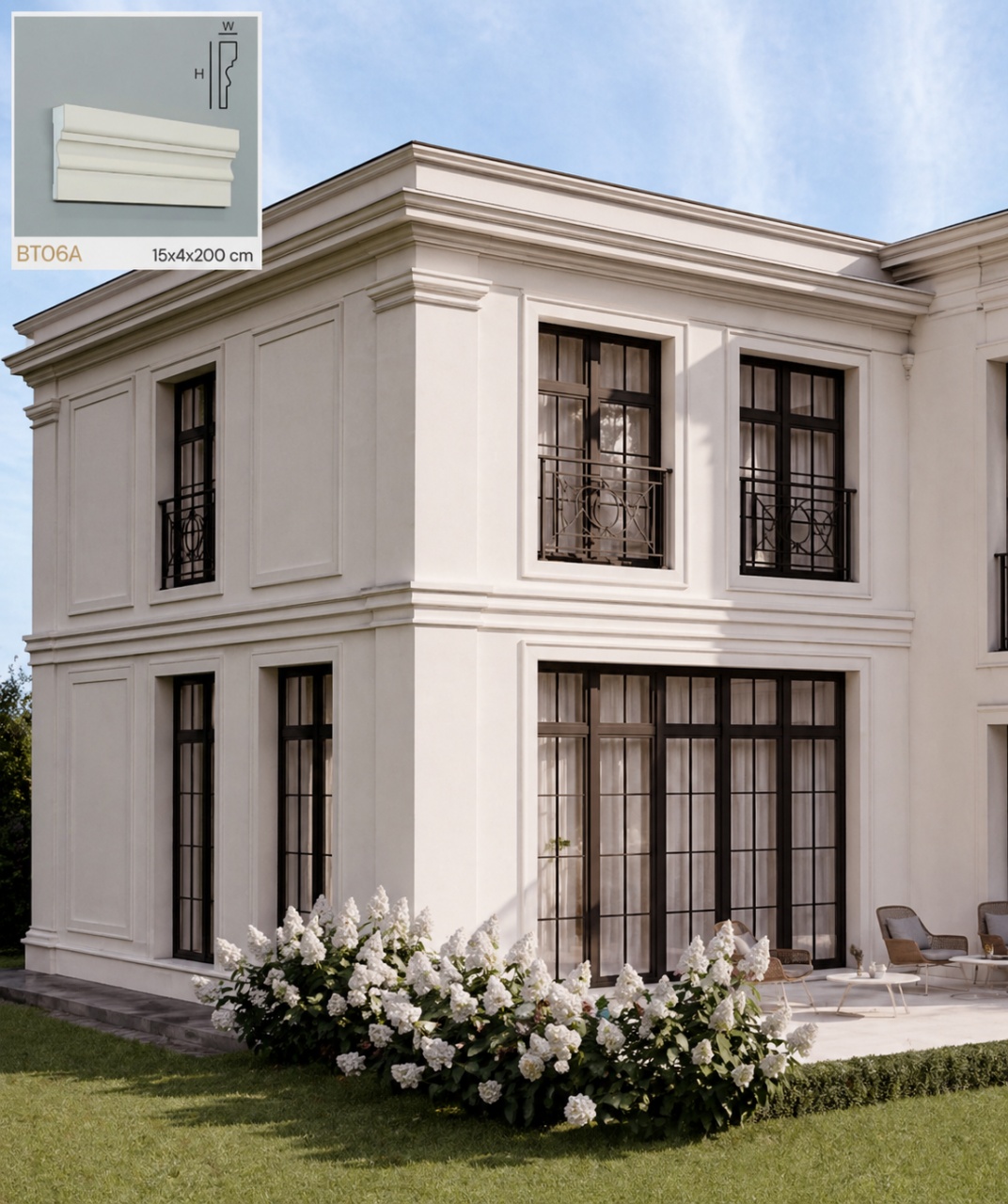 Brau exterior BT06A - 15x4x200 cm - 3