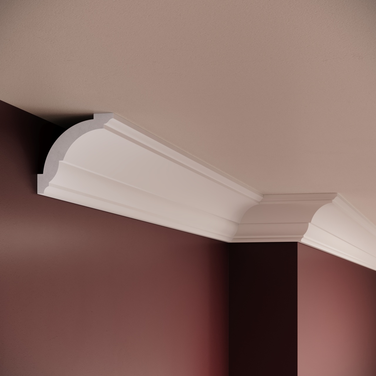 Cornisa decorativa C7 - 7.8x6.6x200 cm