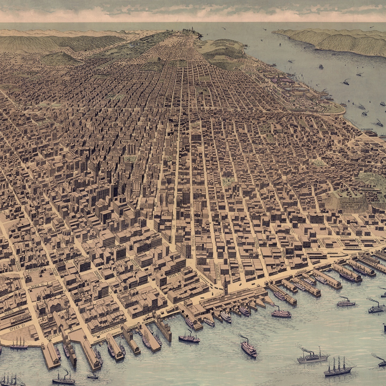 Fototapet, A City Rises, Rebel Walls - 2