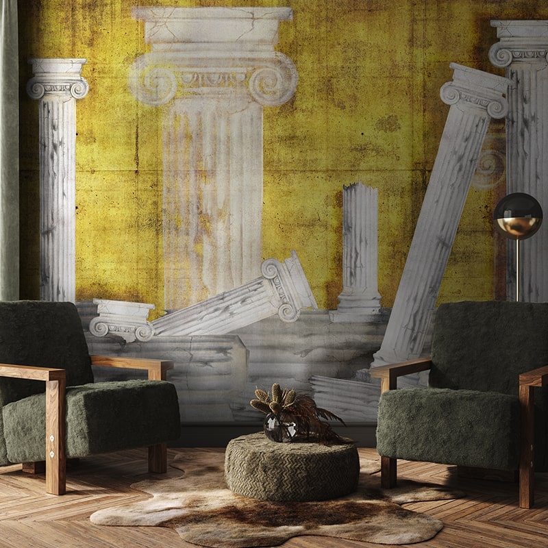 Fototapet Antique Alabaster in Gold, VLAdiLA - 5