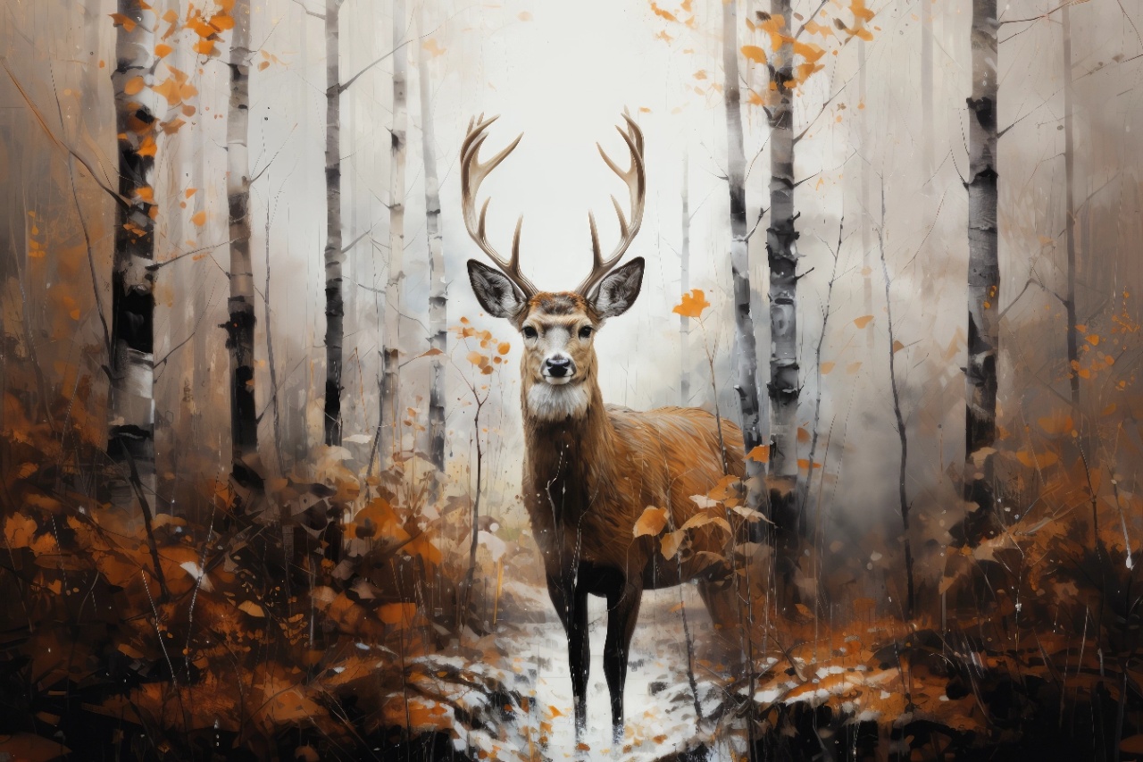 Fototapet Artistic Arche Cerf Rêve AC101