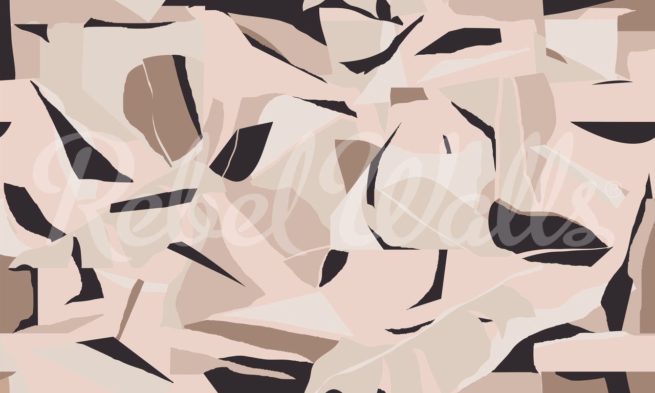 Fototapet, Artsy Forms, Pink, Rebel Walls - 2