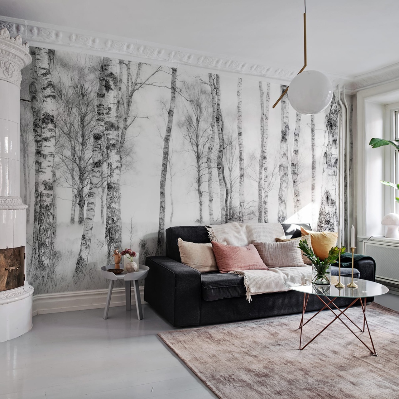 Fototapet, Birch Trees, Rebel Walls