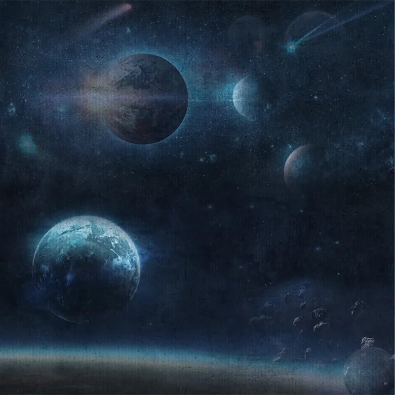 Fototapet Blue Universe - personalizat, VLAdiLA - 2