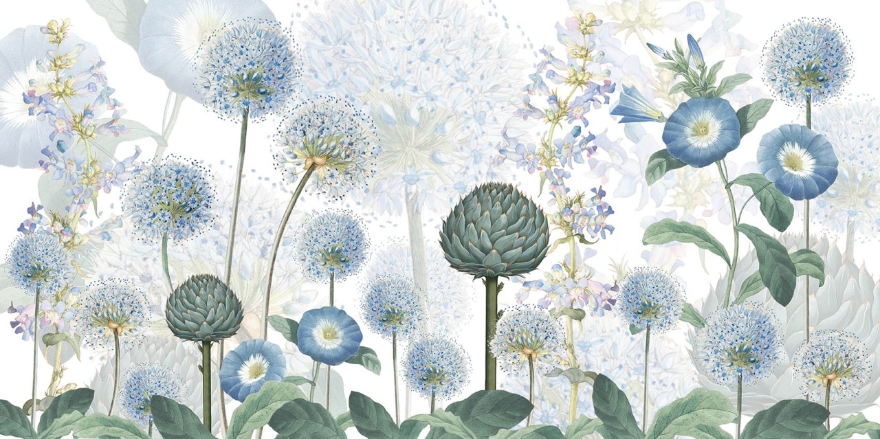 Fototapet Blue Wild Meadow, Sir Edward - 2