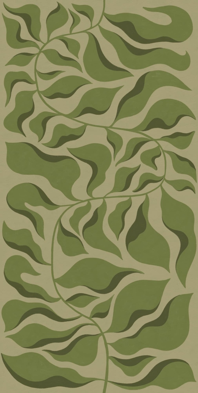 Fototapet, Bold Botanica, Light Green, Rebel Walls - 2