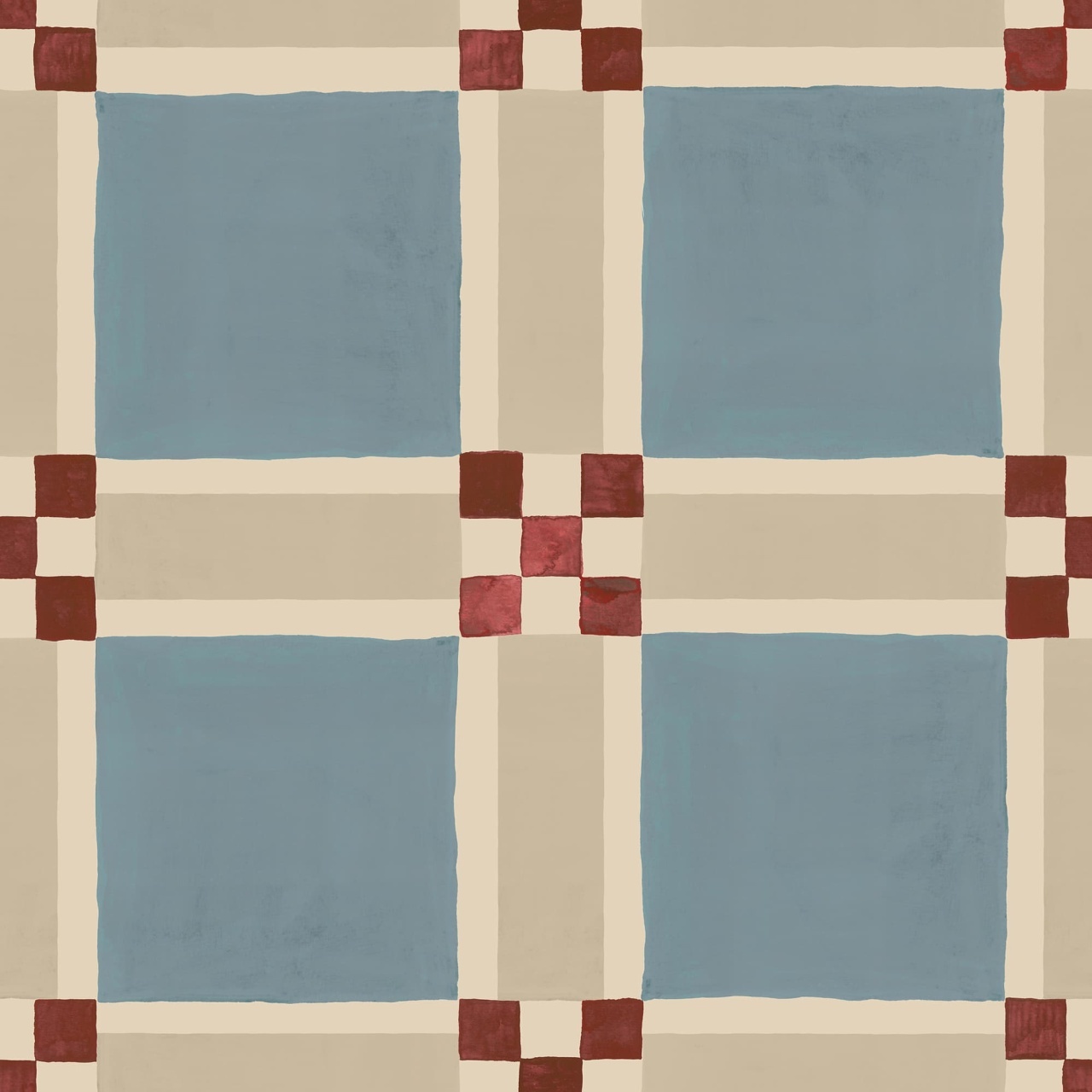 Fototapet, Bold Grid, Light Blue, Rebel Walls - 2
