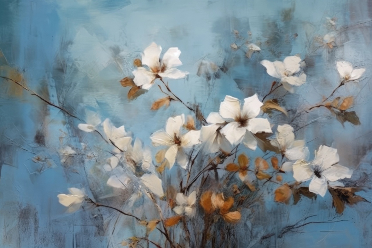 Fototapet Botanic Nectar Gypsophile Rêve NG100
