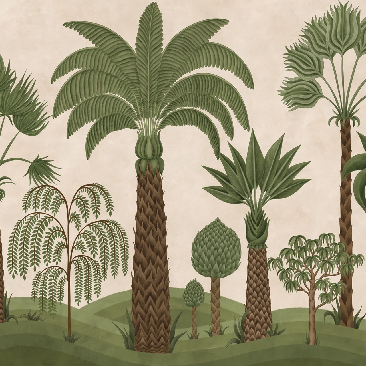 Fototapet, Botanical Bliss, Beige, Rebel Walls - 2