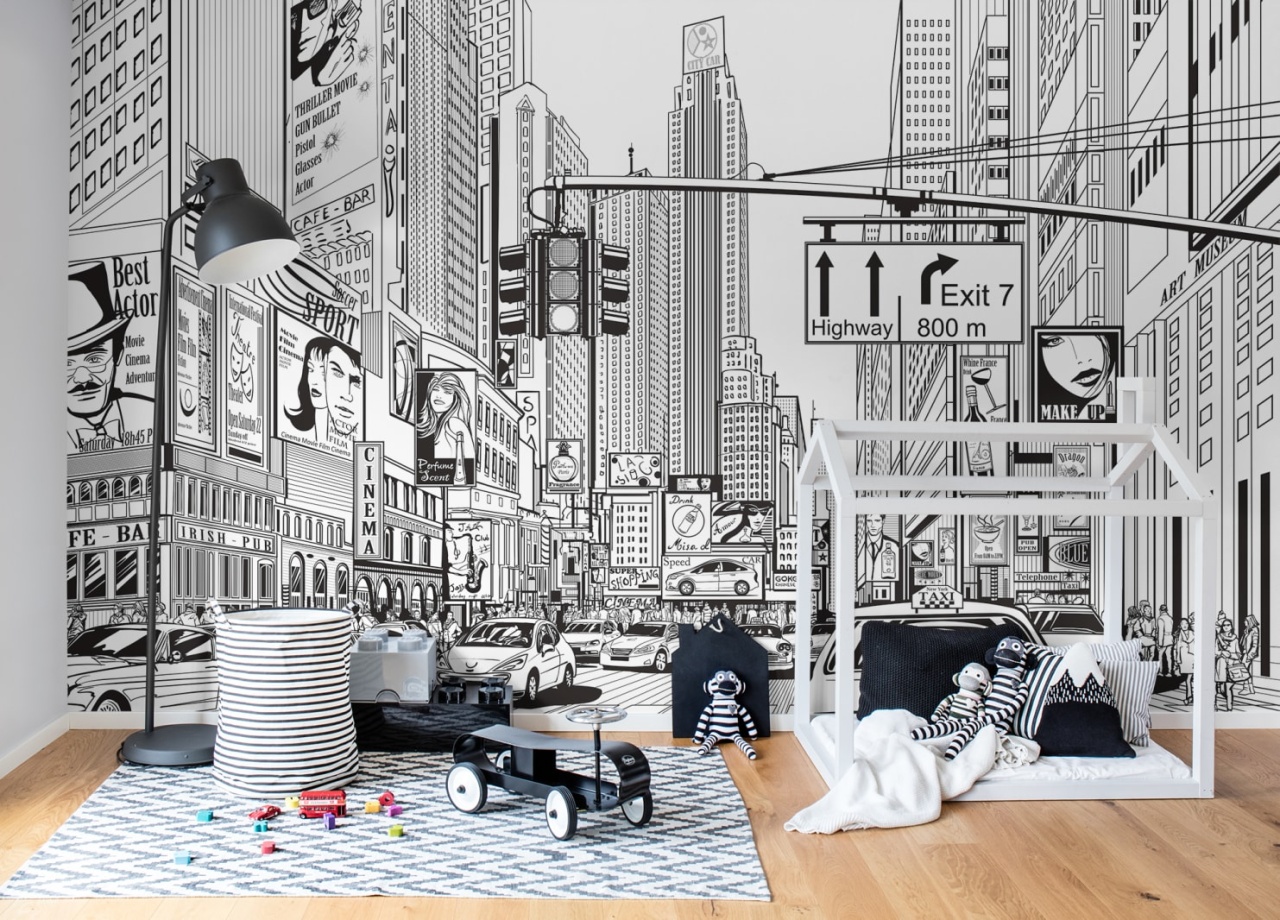 Fototapet, Cartoon City, Rebel Walls