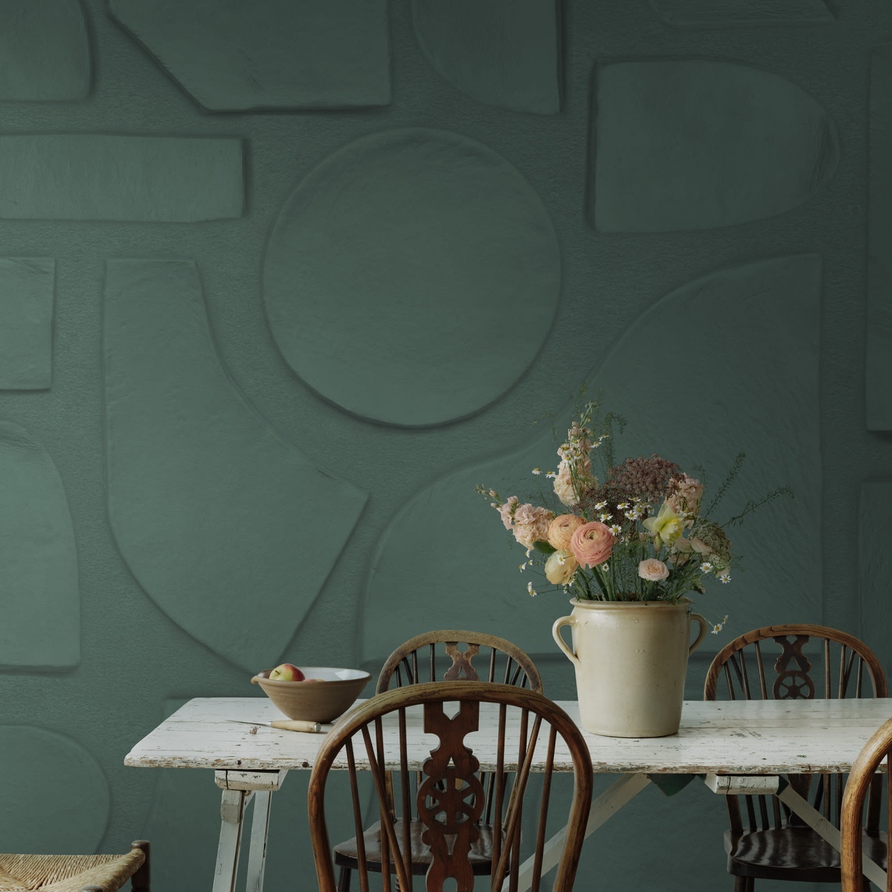 Fototapet, Clay Figures, Emerald, Rebel Walls - 3