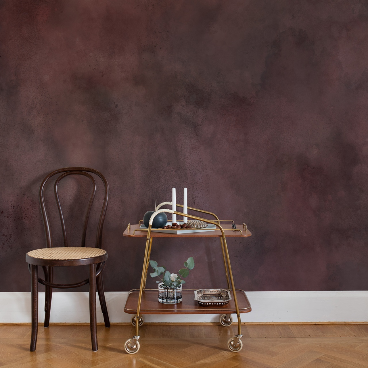 Fototapet, Color Clouds, Maroon, Rebel Walls - 3