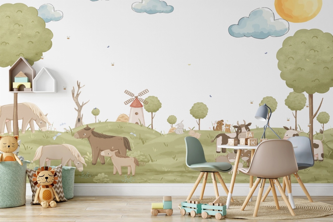 Fototapet copii, Happy Farm 126