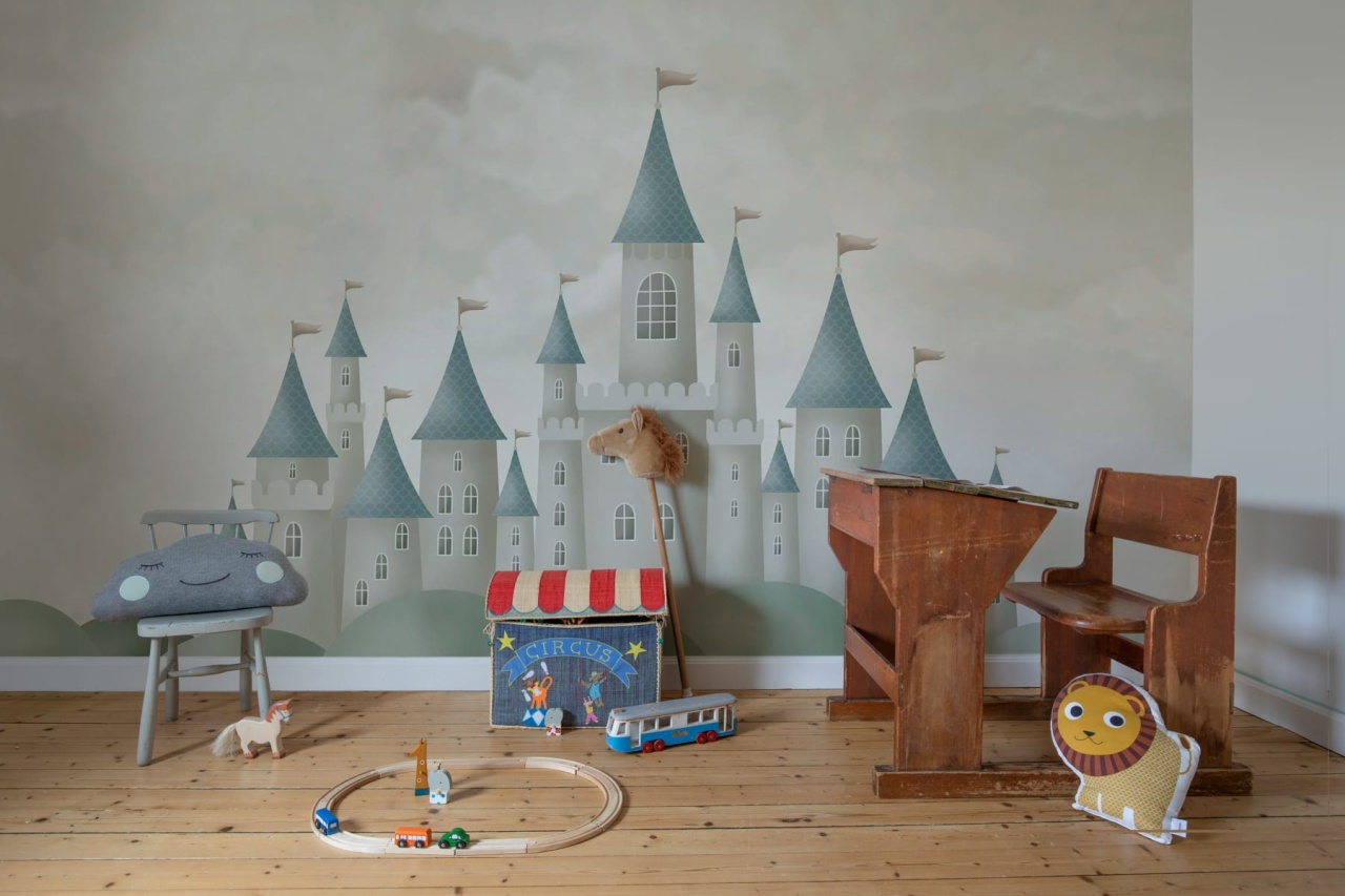 Fototapet, Dreamy Castle, Beige, Rebel Walls