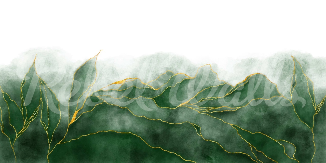 Fototapet, Emerald Leaves, Rebel Walls - 2