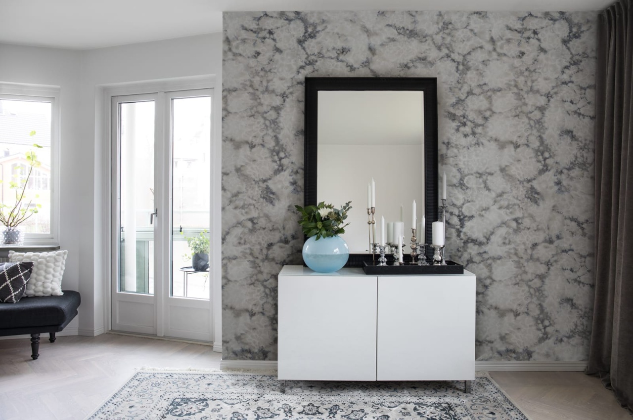 Fototapet, Flow, White, Rebel Walls