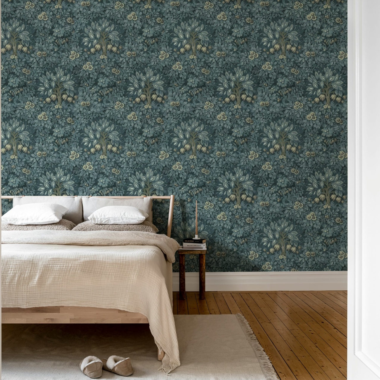 Fototapet, Flower Tree, Blue, Rebel Walls - 3