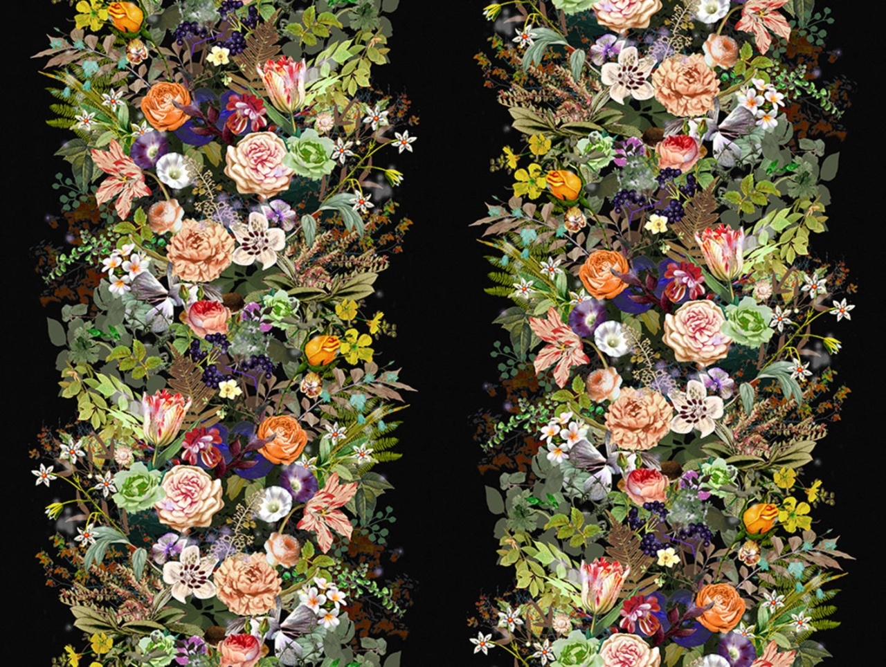 Fototapet, Flowerbed, Rebel Walls - 3