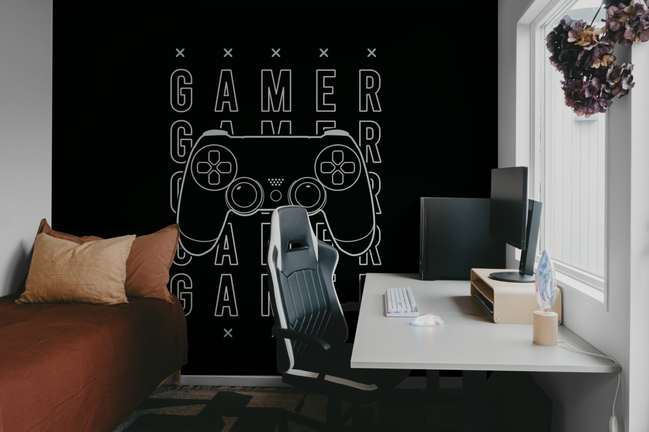 Fototapet, Gamer, Black, Rebel Walls