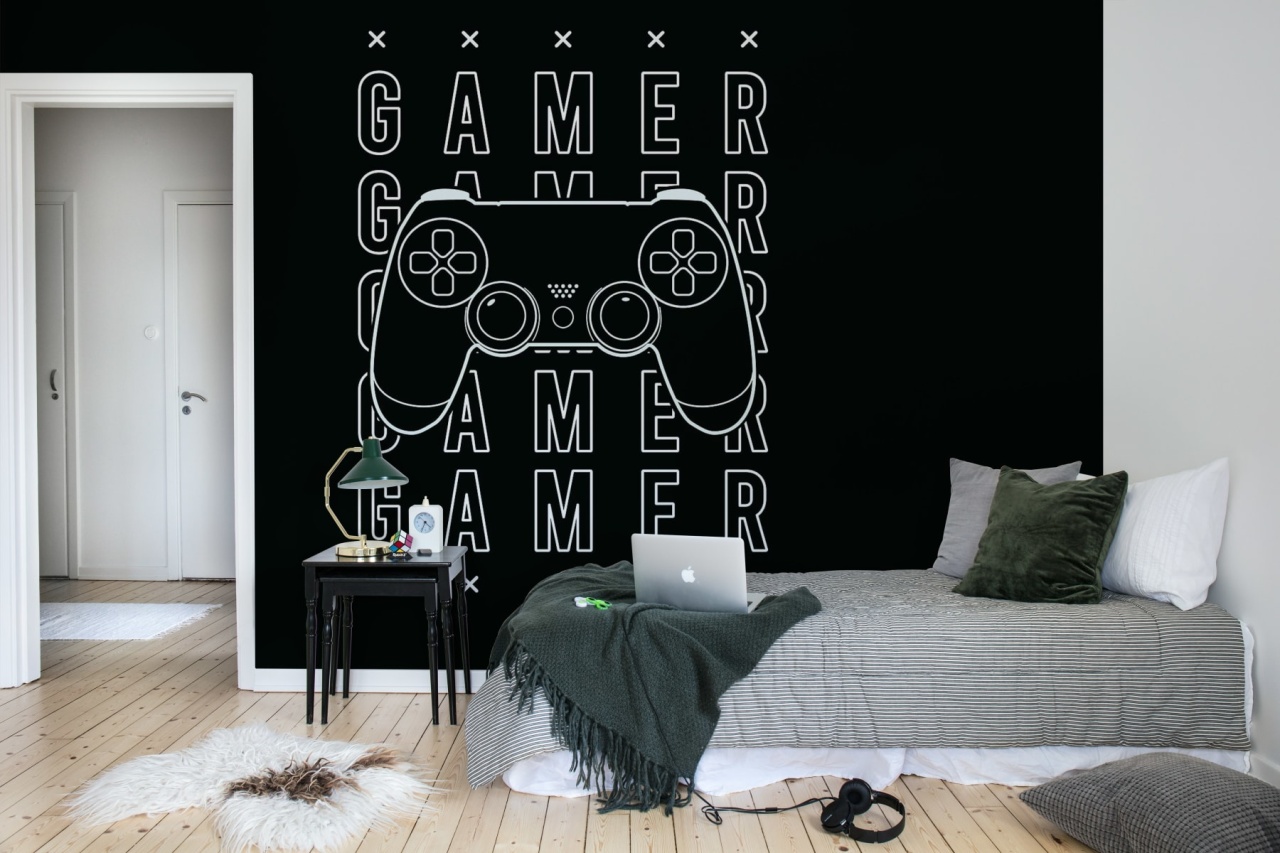 Fototapet, Gamer, Black, Rebel Walls - 3