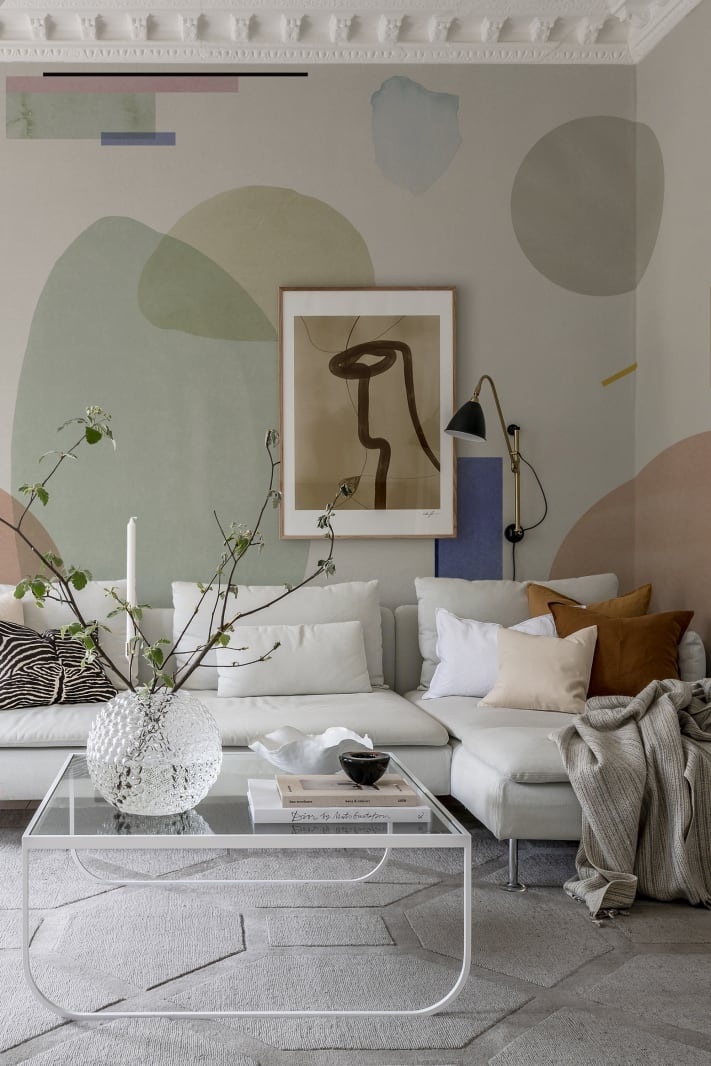 Fototapet, Geometry, Pastel, Rebel Walls - 3