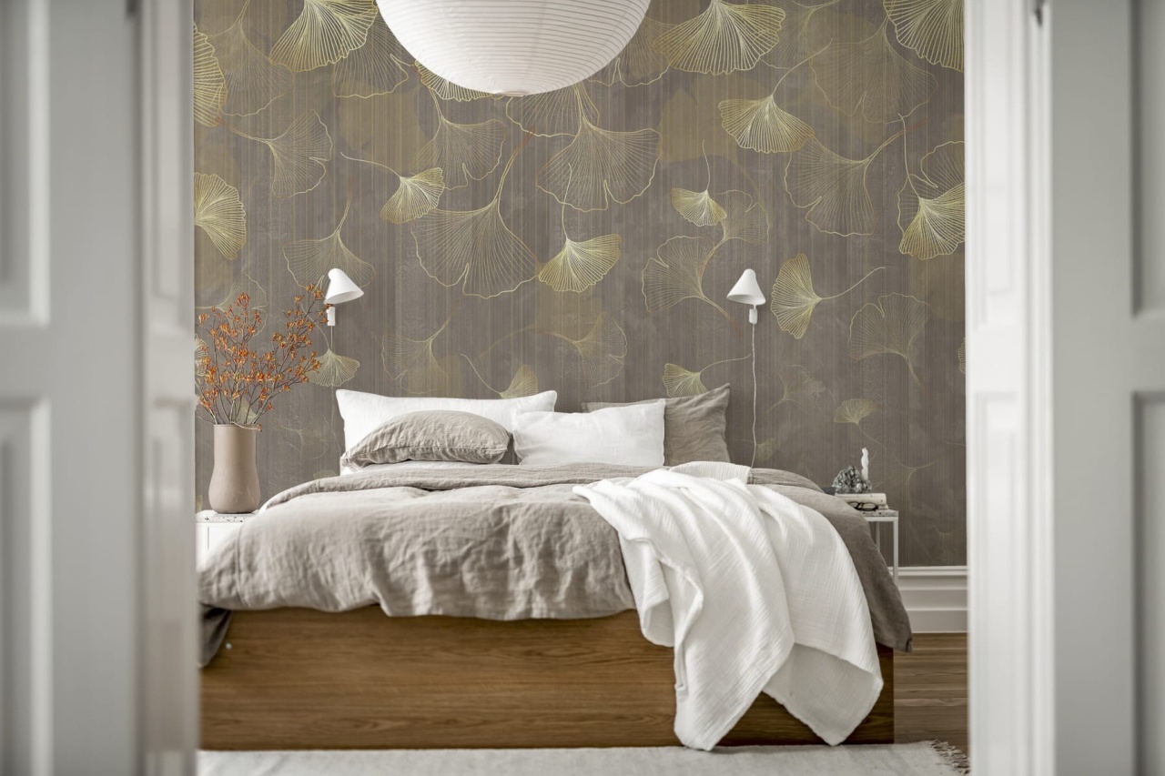 Fototapet, Ginkgo Leafs, Rebel Walls