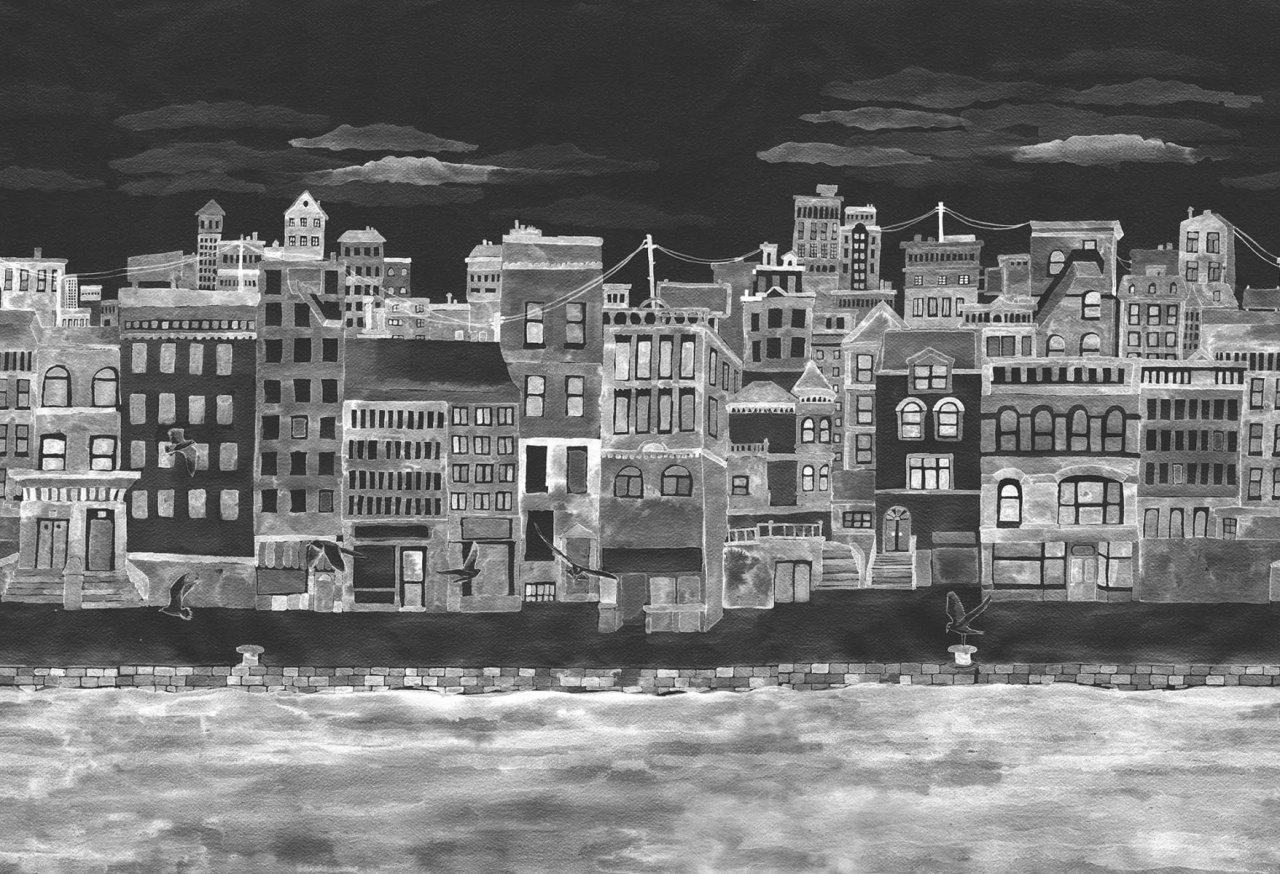 Fototapet, Harbour, Black, Rebel Walls - 2