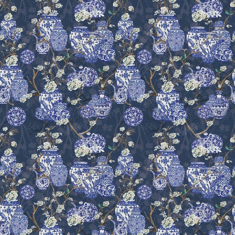 Fototapet Hydrangea and Ginger Tea Party Blue, VLAdiLA - 2